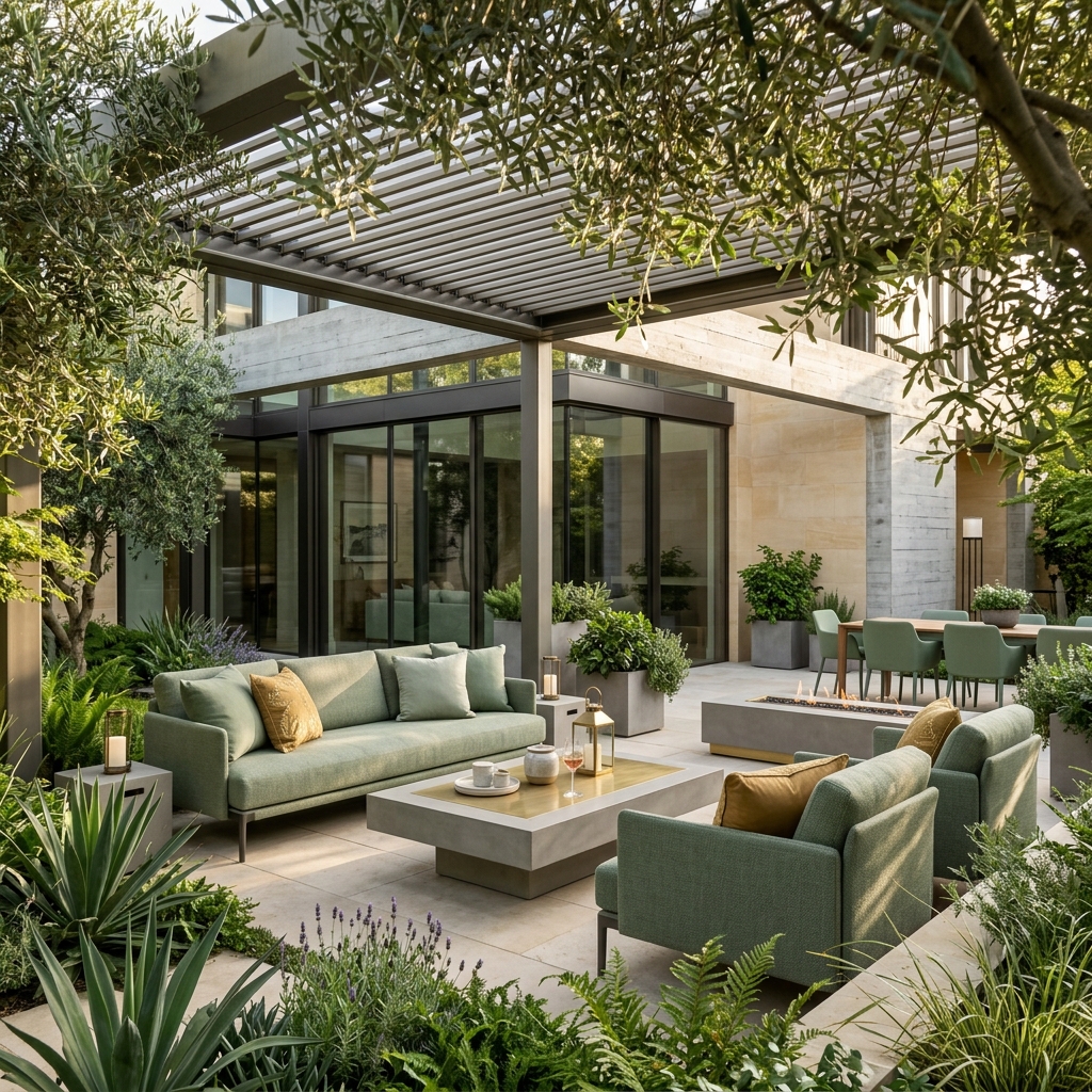 Modern Luxury Garden Area