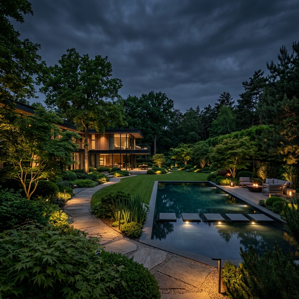 Luxury Landscaping Background